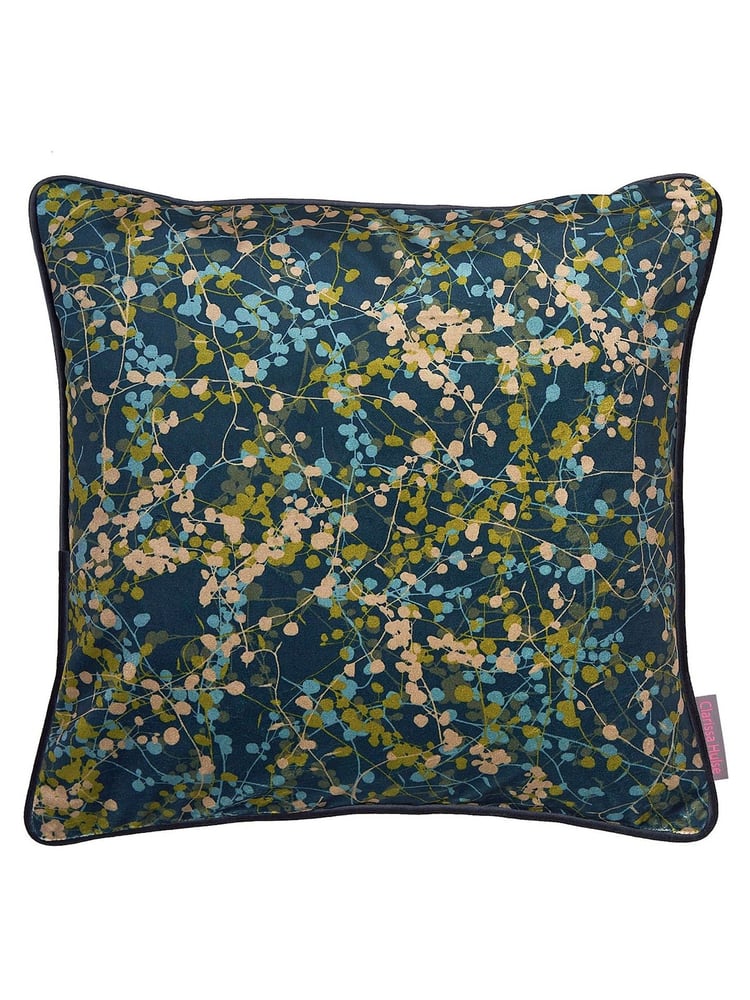 Clarissa Hulse Blue Maidenhead Vine Cushion - Image 1 of 6
