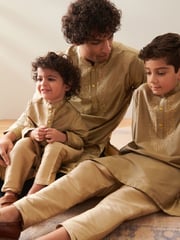 Gold EID Kurta (3mths-16yrs) - Image 2 of 10