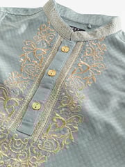 Turqouise Blue EID Kurta (3mths-16yrs) - Image 8 of 8