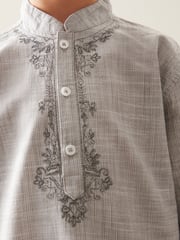 Grey Kurta (3mths-16yrs) - Image 5 of 9