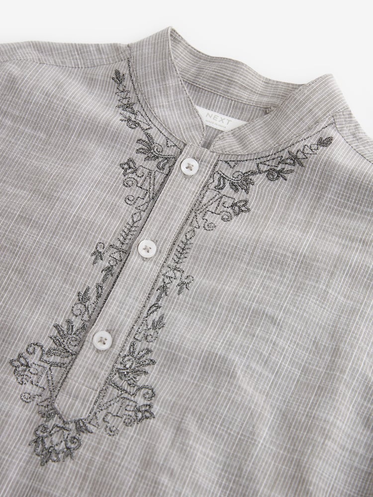 Grey Kurta (3mths-16yrs) - Image 9 of 9