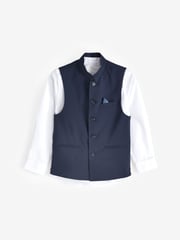 Navy Blue Eid Waistcoat (3mths-16yrs) - Image 1 of 4
