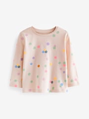 Multi Long Sleeve Cotton T-Shirts 4 Pack (3mths-7yrs) - Image 2 of 7