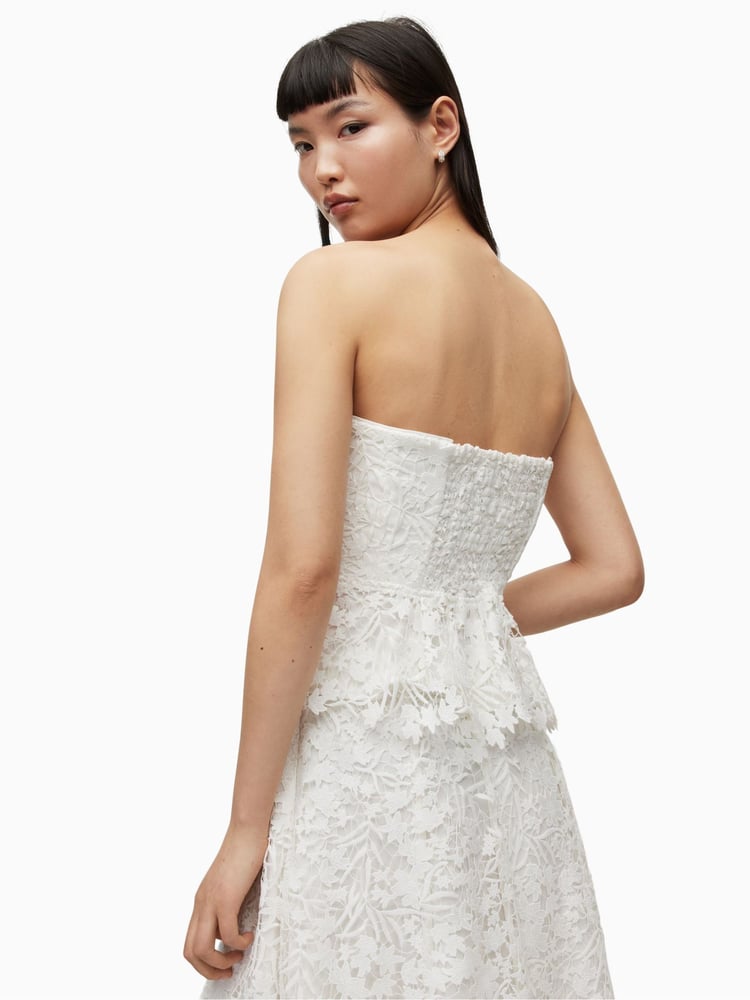 AllSaints White Broderie Sienna Top - Image 2 of 6