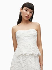 AllSaints White Broderie Sienna Top - Image 3 of 6