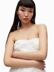 AllSaints White Broderie Sienna Top - Image 5 of 6