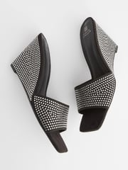 Black Forever Comfort® Bling Wedges - Image 4 of 6