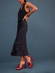 Pink Forever Comfort® Corsage Platform Heels - Image 2 of 5