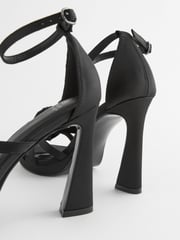 Black Forever Comfort® Corsage Platform Heels - Image 4 of 5