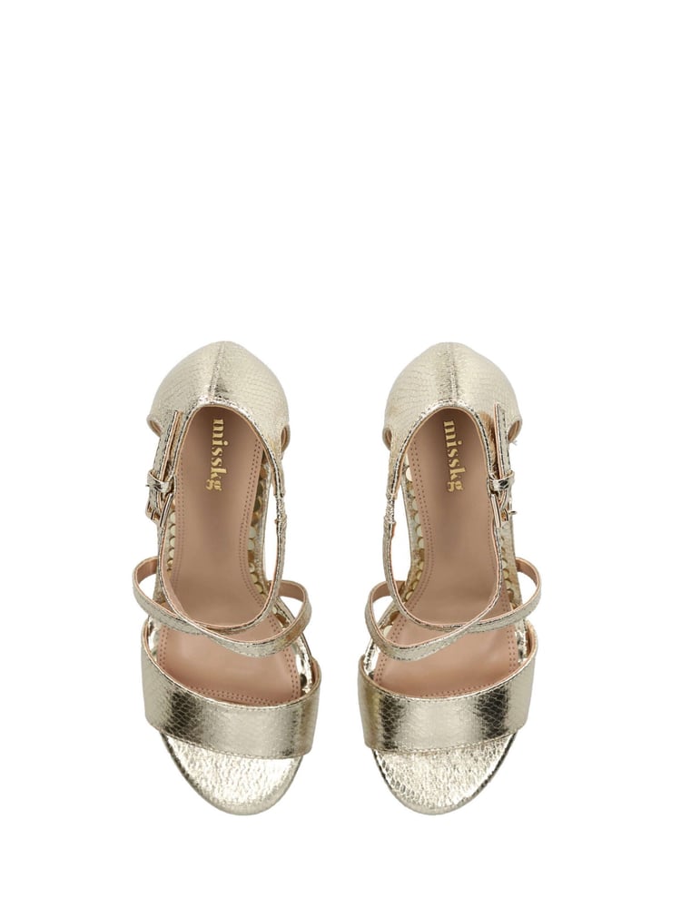 MISS KG Gold PHOENIX Sandals - Image 5 of 5 MISS KG Gold PHOENIX Sandals - Image 5 of 5