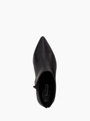 Dune London Black Chrome Obsessive 2 Mid Heel Ankle Boots - Image 5 of 5