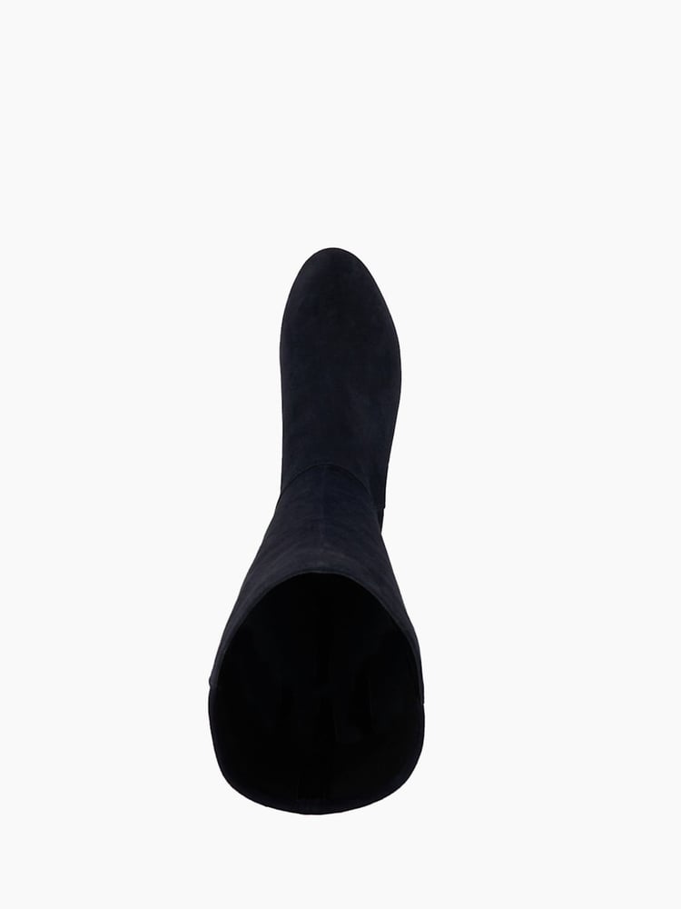 Dune London Blue Standard Fit Tayla Smart Stretch High Leg Boots - Image 6 of 6