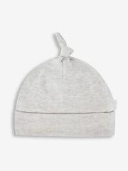 JoJo Maman Bébé White 2-Pack Baby Hats - Image 2 of 5