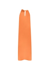 Ro&Zo Orange Satin Twist Neck Dress - Image 4 of 4