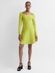 Florere Knitted Skater Mini Dress - Image 1 of 6