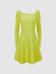 Florere Knitted Skater Mini Dress - Image 2 of 6