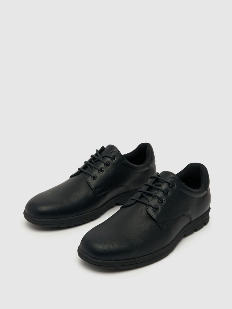 Schuh Black Rami Derby Shoes - Image 4 of 4