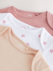 Pink Hip Dysplasia Long Sleeve 100% Cotton Bodysuits 3 Pack - Image 6 of 6