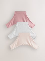 Pink/Grey Baby 100% Cotton Hip Dysplasia Leggings 3 Pack (0-3yrs) - Image 1 of 3
