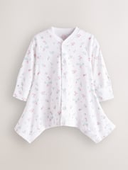 Pink Baby Hip Dysplasia 100% Cotton Sleepsuits 3 Pack (0-3yrs) - Image 3 of 6