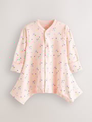 Pink Baby Hip Dysplasia 100% Cotton Sleepsuits 3 Pack (0-3yrs) - Image 4 of 6