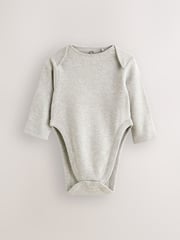 Blue Baby Hip Dysplasia Long Sleeve Bodysuits 3 Pack - Image 4 of 6