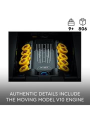 LEGO Technic Lamborghini Huracn Tecnica Model Car Set 42161 - Image 4 of 8