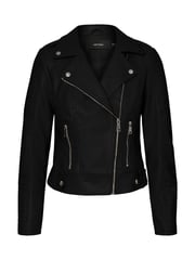 VERO MODA Black Faux Leather Jacket - Image 7 of 7