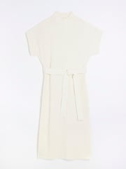 River Island Cream Roll Neck Midi Dress - Image 5 of 6