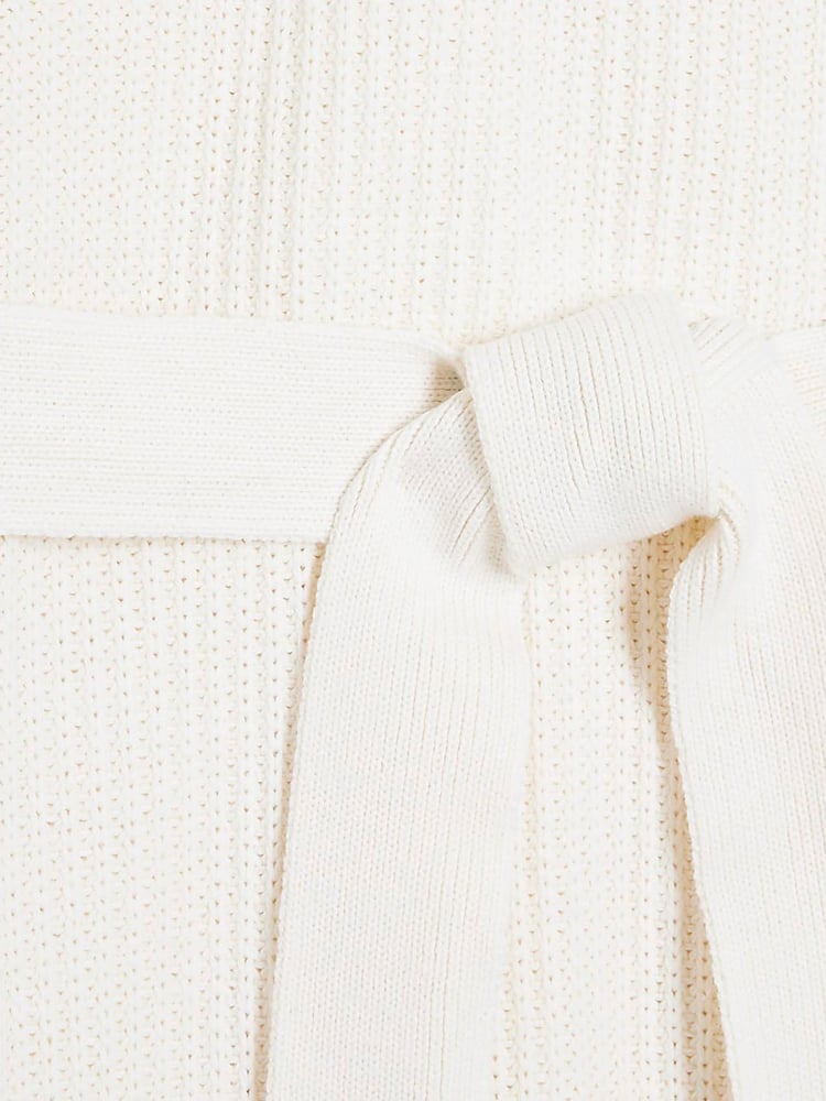 River Island Cream Roll Neck Midi Dress - Image 6 of 6 River Island Cream Roll Neck Midi Dress - Image 6 of 6