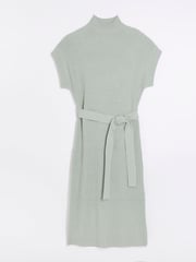 River Island Green Roll Neck Midi Dress - Image 4 of 6