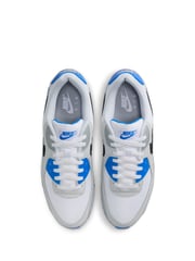 Weiß/Blau - Nike Air Max 90 Sneaker - Bild 10 von 15