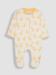 JoJo Maman Bébé Yellow Duck 2-Pack Sleepsuits - Image 3 of 5
