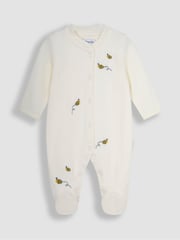 JoJo Maman Bébé Yellow Bee 2-Pack Sleepsuits - Image 5 of 8