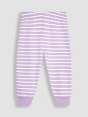 JoJo Maman Bébé Pink 2-Pack Dino Jersey Pyjamas - Image 7 of 9