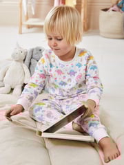 JoJo Maman Bébé Pink 2-Pack Dino Jersey Pyjamas - Image 9 of 9