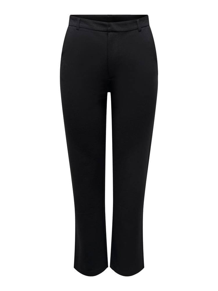 JDY Black Straight Leg Smart 100% Cotton Trousers - Image 7 of 7