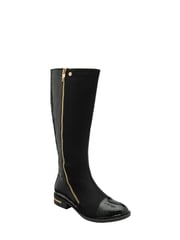 Lotus Black Knee High Boots - Image 1 of 4