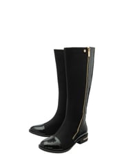 Lotus Black Knee High Boots - Image 2 of 4