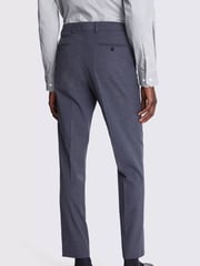 MOSS Grey Tailored Fit Trousers - Image 2 of 3
