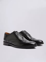 MOSS Black Oxford Brogue Shoes - Image 1 of 4