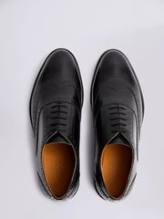 MOSS Black Oxford Brogue Shoes - Image 2 of 4