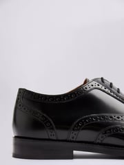 MOSS Black Oxford Brogue Shoes - Image 3 of 4