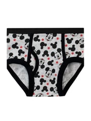 Character Red Mickey Mouse 100% Cotton Briefs 5 Pack - Image 2 of 5