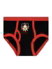 Character Red Mickey Mouse 100% Cotton Briefs 5 Pack - Image 5 of 5