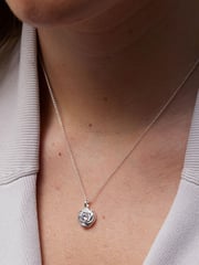 Simply Silver Sterling Silver Tone 925 Cubic Zirconia Knot Set - Gift Boxed - Image 4 of 4
