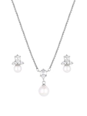 Jon Richard Silver Tone Pearl Set - Image 1 of 1