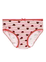 Character Red Minnie Mouse 100% Cotton Briefs 5 Pack - Image 2 of 5