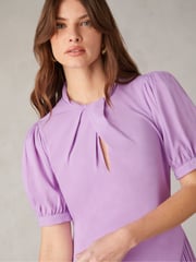 Ro&Zo Purple Scarlett Keyhole Front Maxi Dress - Image 4 of 7
