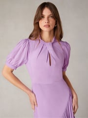 Ro&Zo Purple Scarlett Keyhole Front Maxi Dress - Image 5 of 7